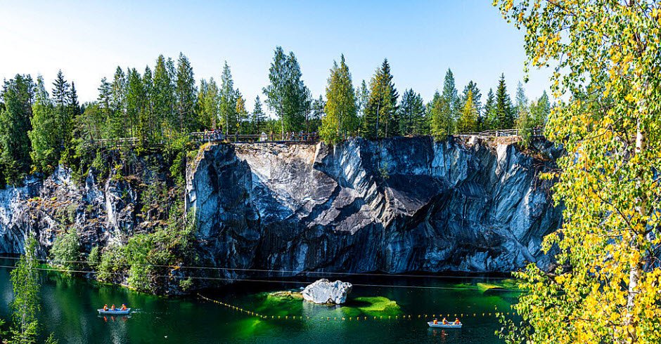 Ruskeala Marble Canyon, Karelia, Russia